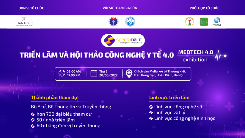  Sự kiện MedTech 2022: SpeedMaint đưa giải pháp quản lý bảo trì trang thiết bị y tế đến gần với lĩnh vực y tế bệnh viện