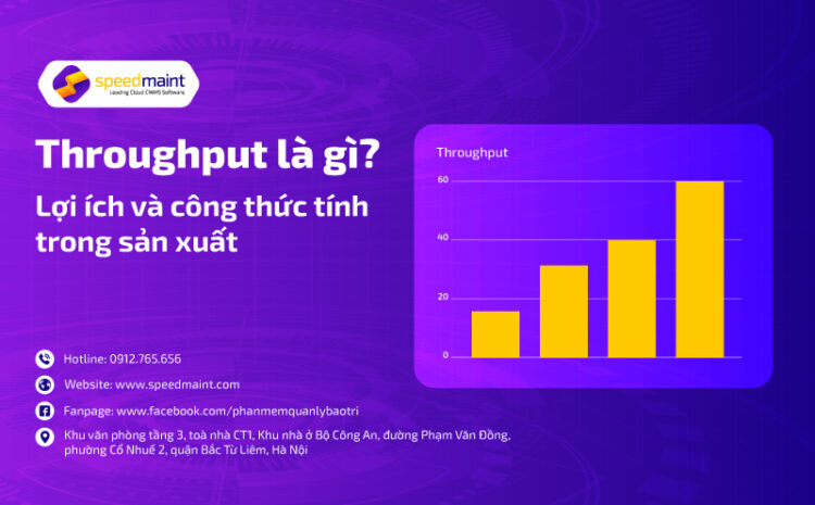  Throughput là gì? Lợi ích và công thức tính trong sản xuất