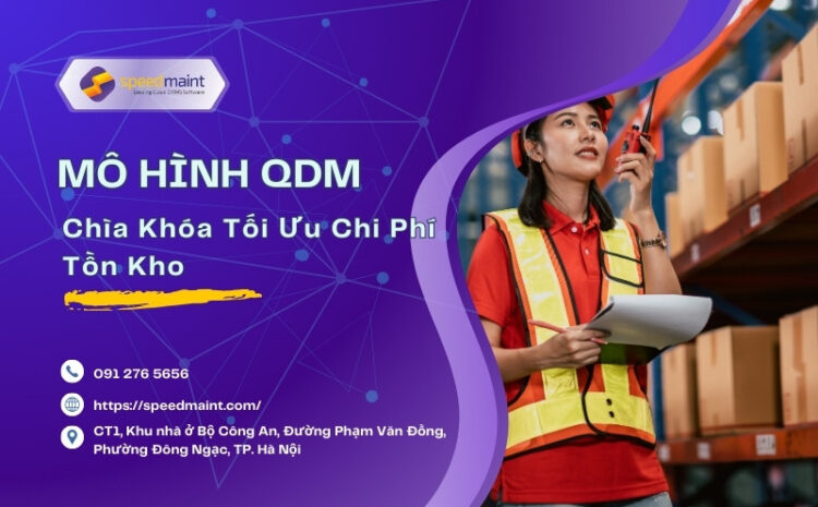  Mô Hình QDM: Chìa Khóa Tối Ưu Chi Phí Tồn Kho Cho Doanh Nghiệp Sản Xuất 