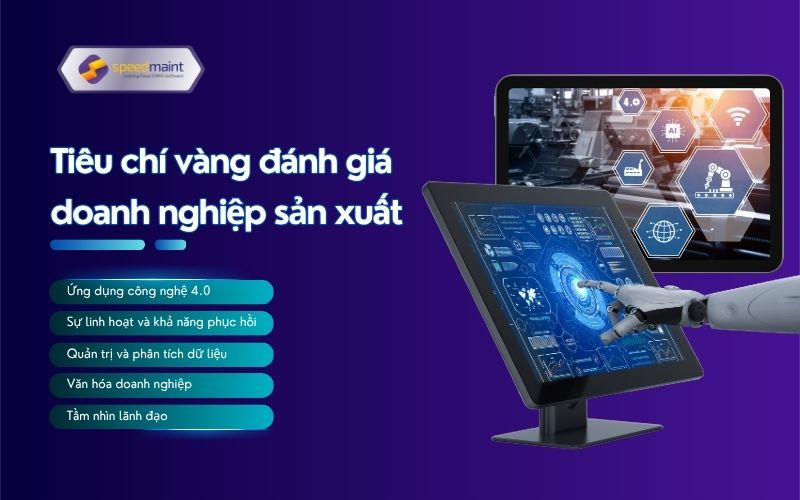 15 Tiêu chí đánh giá doanh nghiệp sản xuất 2025